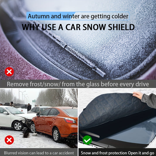 Ultimate Car Front Windshield Cover: Sunshade, Snow Blocking, and Heat Insulation – The Essential Car Sunscreen and Sunshade Curtain