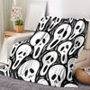 The Spooktacular Ghost Halloween Throw Blanket is the perfect gift to stay cozy during the spooky season. This high-quality throw blanket is made with 100% polyester fleece for a plush and soft feel. With its scary-cute design, this blanket is sure to bring comfy Halloween vibes to any space.