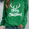 Merry Christmas Print: A Festive Crew Neck T-Shirt for Women's Casual Wear