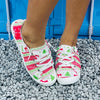 Colorful and Comfortable: Women's Cartoon Print Canvas Shoes – Slip-On, Lightweight, and Soft-Soled - Ideal for Christmas!