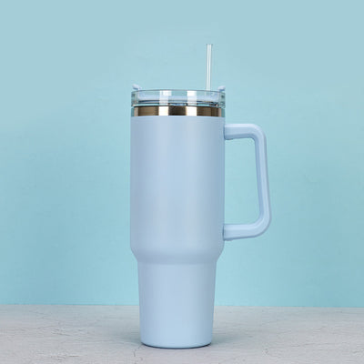 40ozColors Tumbler with Insulated Double Wall and Cup Handle - The Perfect Handy Cup! The Perfect Gift for Any Occasion!