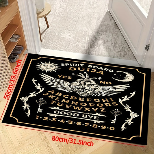 Wicked Game Divination Halloween Rug: Spooky Décor for Living Room, Bedroom, or Outdoor Spaces