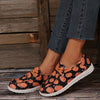 Halloween Pumpkin Pattern Women's Canvas Shoes - Casual Lace Up Low Top Flat Shoes for Comfortable Walking