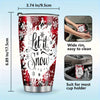 Stay Hydrated in Style with our Festive 20oz Christmas Printed Stainless Steel Water Cup