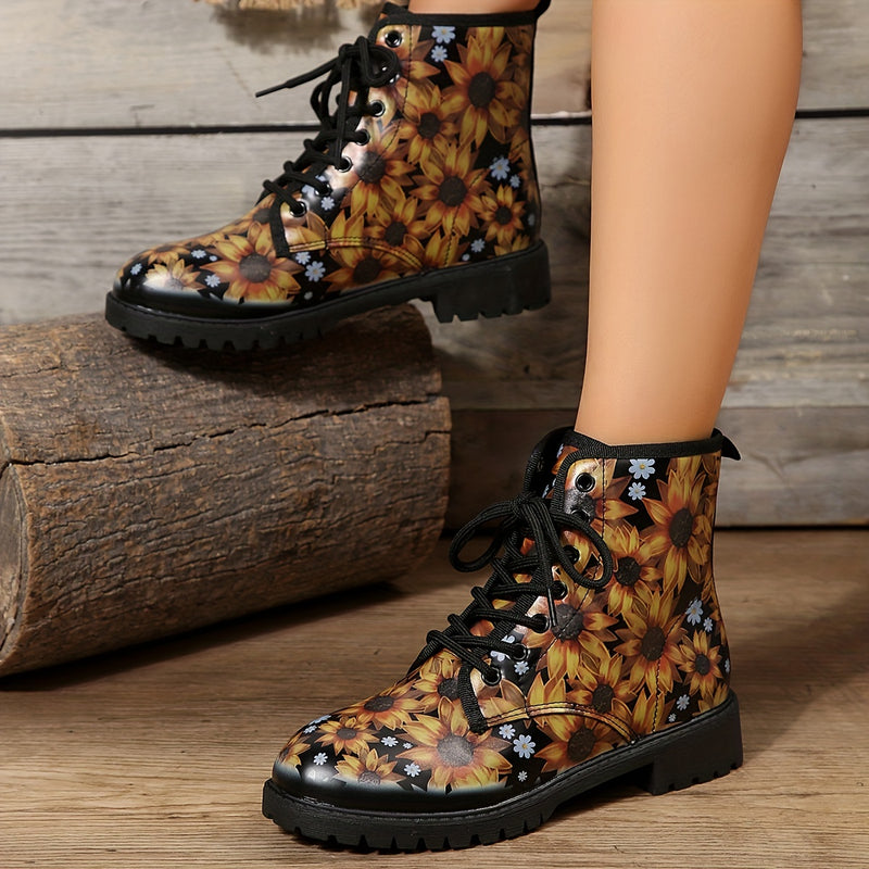 Sunflower sales combat boots