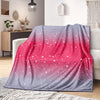 Cozy up with the Macaron Throw Blanket: Grey Watermelon Red Oversized Blanket for Ultimate Home Decor