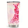 Wedding Dress Printed Stainless Steel Water Cup: Stay Hydrated in Style for Outdoor Activities, Sports, and Travel