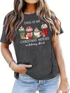 This Christmas Coffee Pattern Tee is perfect for casual wear this holiday season. The short sleeve crew neck t-shirt is designed to fit and flatter any shape, while the festive coffee pattern makes it the ideal choice for any holiday party or gathering. Enjoy the comfort and style of this season's must-have tee.