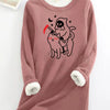 Halloween Ghost and Cat Print Pullover Sweatshirt: A Versatile and Stylish Addition to Your Women's Clothing Collection