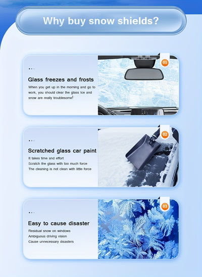 Ultimate Car Front Windshield Cover: Sunshade, Snow Blocking, and Heat Insulation – The Essential Car Sunscreen and Sunshade Curtain