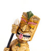 Fierce Fire Tribesman: Exquisite Resin Ornaments for Home Decor with Gothic Twist