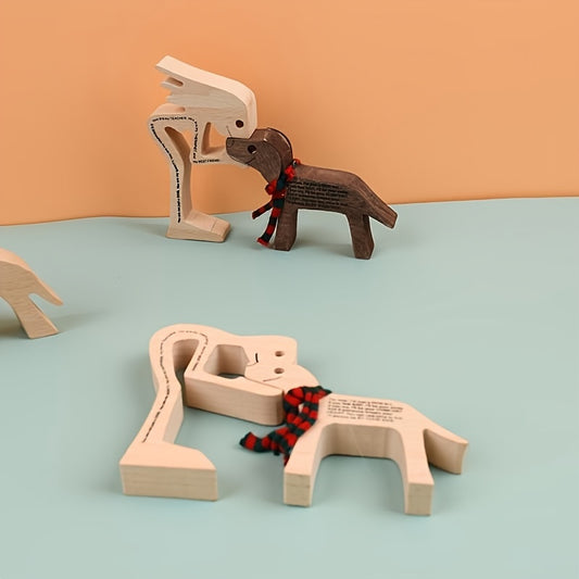 Enhance your bond with your furry friend with these charming wooden souvenir decorations. The crosseye series featuring a little boy dog is a creative addition to your home or office décor. Made from high-quality wood, these decorations serve as a reminder of the unconditional love your pet provides.