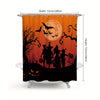 Transform Your Bathroom with our Multi-Purpose Halloween Shower Curtain - Waterproof, Heat Insulating and Stylish Room Decor