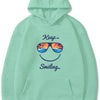 Keep Smiling: A Cool and Casual Hoodie for Men - Perfect Streetwear for Winter/Fall Gifts