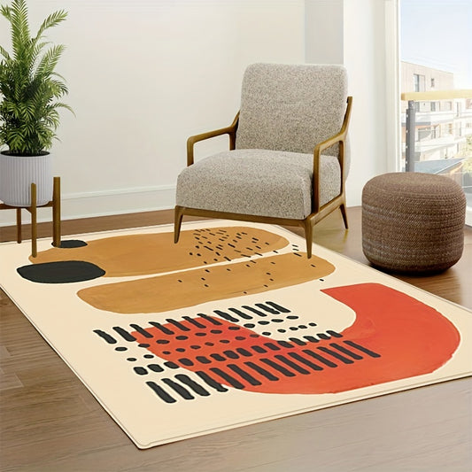 This Vibrant Geometric Rug offers ultimate comfort and style with its soft memory foam and luxurious design. Completely machine washable, this bath mat is perfect for a quick update to your home décor. Enjoy long-lasting comfort with its high-quality, durable materials.