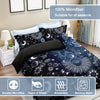 Mystic Astrology Constellation Duvet Cover Set: Triangle Eye Design for a Soft and Comfortable Bedroom Experience (1*Duvet Cover + 2*Pillowcases, Without Core)