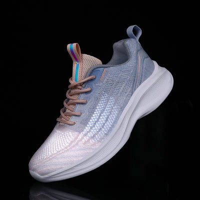 Ultra-Lightweight and Breathable Flying Weave Running Shoes for Women