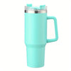 40ozColors Tumbler with Insulated Double Wall and Cup Handle - The Perfect Handy Cup! The Perfect Gift for Any Occasion!