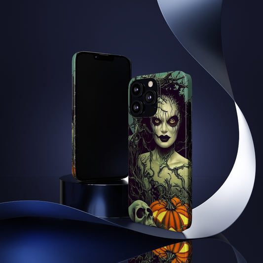 Witch Halloween Phone Cases, Halloween Skull Pumpkin Case-Mate