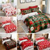 Create a winter wonderland in your bedroom with this delightful Christmas duvet cover set. Featuring a vibrant red tree and assorted festive motifs, this set is a great way to bring a cheerful atmosphere into your home. Includes 1 duvet cover and 2 pillowcases.