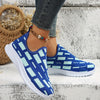 Stylish and Comfortable Women's Fashion Print Sports Shoes: Breathable, Shockproof, Lightweight, and Non-slip for Travel