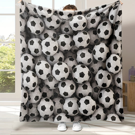 This 100% polyester flannel blanket is perfect for kids, teens, and football lovers alike. Featuring vibrant and colorful printed design, this comfy blanket is sure to keep you warm and cozy year-round, no matter if you’re at home, traveling, or in the office. Not to mention, it makes a great gift too!