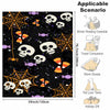 Skull Candy Spiderweb Flannel Blanket: Cozy Halloween Decor & Gift for All Ages