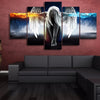 Captivating Fire Water Angel: Unframed HD Canvas Paintings for Enchanting Home Decor