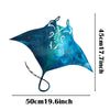 Metal Art Manta Ray Wall Decor: Unique Coastal Decor for Your Beach House