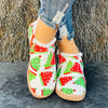 Festive Holiday Charm: Women's Winter Thickened Warm Boots with Christmas Tree Pattern