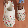 Festive Comfort: Warm Christmas Pattern Slippers – Cozy Slip-On Plush-Lined Shoes for Indoor Bliss