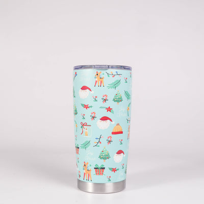 Sparkling Christmas Stainless Steel Skinny Tumbler  – The Perfect Gift for the Holiday Season