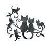 Metal Art Black Cat Silhouette Pendant: A Stylish and Spooky Addition to Your Home Decoration Collection!