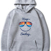 Keep Smiling: A Cool and Casual Hoodie for Men - Perfect Streetwear for Winter/Fall Gifts