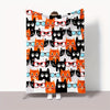 This cozy cat-themed blanket is a must-have for any season. Made of high-quality, super soft flannel fabric, this blanket provides comforting warmth and a touch of fun. Perfect for cuddling up with year-round.