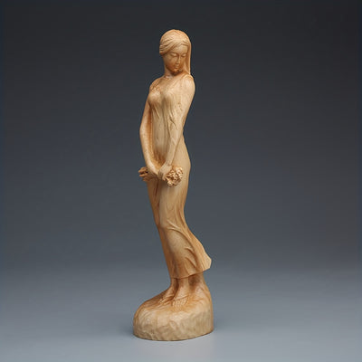 The Exquisite Beauty of Boxwood and Cypress: A Collection of Stunning Wooden Art Carvings