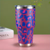 30oz Colors Leopard Stainless Steel Thermal Tumbler, Stanly Car Cups, Portable Drinking Cups, For Car, Home, Office, Summer Drinkware, Travel Accessories, Home Kitchen Items, Birthday Gifts