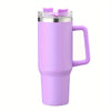 40ozColors Tumbler with Insulated Double Wall and Cup Handle - The Perfect Handy Cup! The Perfect Gift for Any Occasion!