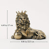 Regal Lion King Statue: Exquisite Antique Collectible Figurine for Elegant Home Decor and Memorable Gift