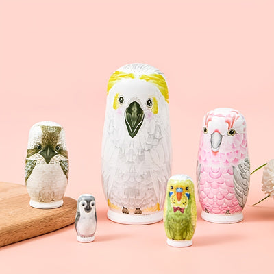 Creative Owl Nesting Dolls: Unique Home Decor and Holiday Gift Set