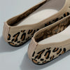 Leopard Chic: Women's Stylish Pointed Toe Slip-On Flats for Effortless Casual Elegance