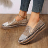 Glittering Comfort: Non-Slip Sequin Casual Sneakers for Women with Lightweight Sole and Thick Platform