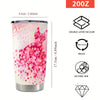 Wedding Dress Printed Stainless Steel Water Cup: Stay Hydrated in Style for Outdoor Activities, Sports, and Travel