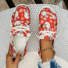 Stylish Women's Christmas Canvas Shoes: Festive and Comfy Lace-Up Sneakers for Outdoor Activities