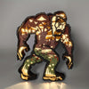 Exquisite Bigfoot Wooden Art Carving: The Perfect Decoration and Holiday Gift with Artistic Night Light Feature