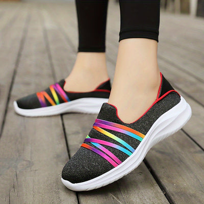 Stylish and Comfortable Women's Lightweight Slip-On Sneakers for Casual Walking