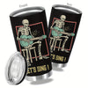 20oz Day of the Dead Stainless Steel Tumbler: Stylish and Insulated Travel Mug for Halloween Gifts