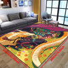 Enchanting Dragon Rider Rug: A Non-Slip, Machine Washable and Waterproof Carpet for Indoor and Outdoor Home Décor