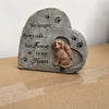 Heart-Shaped Pet Memorial Statue: A Touching Tribute for Your Beloved Furry Friend - Personalized Gifts