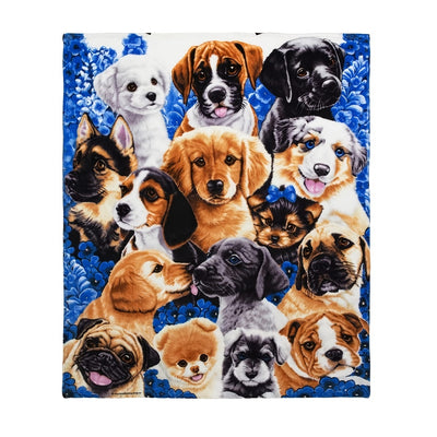 The Puppy Ultra Soft Micro-Fleece Blanket is the perfect cozy accessory for your pup. Crafted from the highest-quality polyester micro-fleece, this blanket is designed to be soft and comfy to the touch. An eye-catching design and cutesy puppy motifs complete the look, making this blanket an ideal addition to any home.